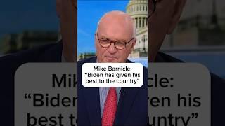 Mike Barnicle: 'Biden has given his best to the country'