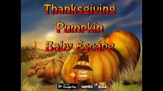 thanksgiving pumpkin baby escape video walkthrough