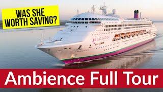 Full Tour of Ambassador Cruises AMBIENCE! Was Ambience Worth Saving? See for yourself!