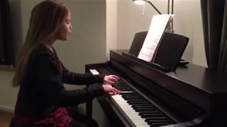 Whistling and playing the piano