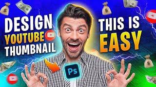 This is How to Design Viral YouTube Thumbnail in Adobe Photoshop | Zed Designs