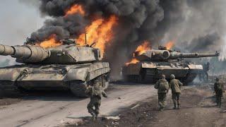 Just happened! Russia panicked, M1A2 Abrams attacked a Russian military base.