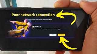 poor network connection in free fire today 