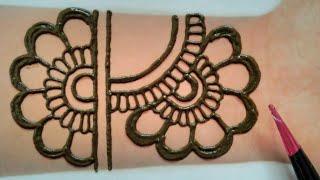 New stylish floral mehndi design | henna for front hand