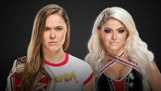 WWE FULL MATCH - Ronda Rousey Vs. Alexa Bliss : Monday Night RAW Full Match