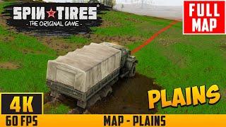 SpinTires (2014) - Full Walkthrough Map - Plains - No Commentary (4K 60FPS)