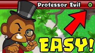 Easily Beat the NEW Professor Evil Challenge... (Bloons TD Battles)