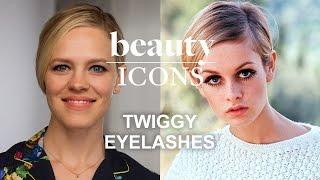 How to Get Twiggy’s Long Lash Look-Celebrity Makeup Tutorial-Style.com’s Beauty Icons