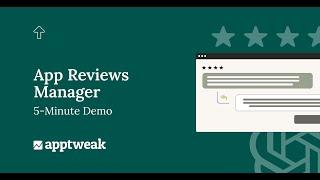 App Reviews Manager [Product Demo]