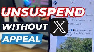 How To Unsuspend Twitter X Account Without Appeal