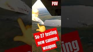 Sukhoi su-27 tests new cannon! Су-27 ВВС пушка! #airforce #sukhoi