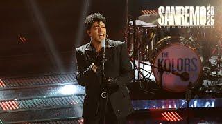 Sanremo 2025 - The Kolors cantano "Tu con chi fai l'amore"