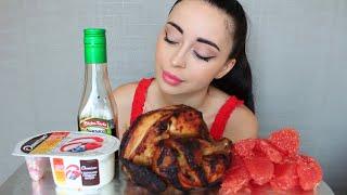 НИКУДА НЕ ХОЧЕТСЯ / Курица  Mukbang Ayka Emilly