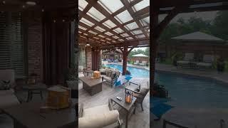 SkyPoly Pergola & Patio Covers let through a TON of light #patiocover #pergola #patio #patiodesign