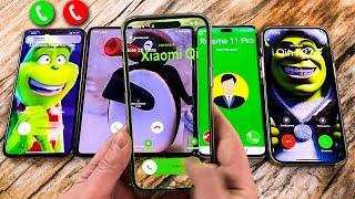 Magic Invsible Phones Incoming Calls iPhone 14 PM + Xiaomi 13 + Z Fold 4 + iPhone XS & Face to Call