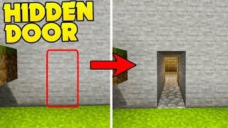 Minecraft: How to make a Hidden Piston Door In BEDROCK! (Tutorial)