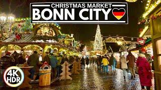  Bonn Christmas Markets 2023 - Germany Walking Tour in 4K HDR 60fps