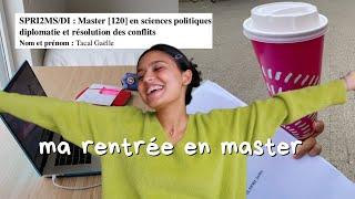 ma première semaine de cours en MASTER SciencePo !