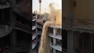 Terrifying Moment a High-Rise Collapses Mid-Build! #construction #fail #crash #building