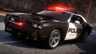 Хаос на дороге. Dodge Challenger SRT8 (Police) - гемплейный ролик Need for Speed: Hot Pursuit