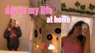 DAY IN MY LIFE AT HOME | productivity, lil life update, room decor