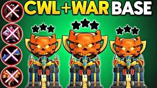 CWL TH17 NEW BASE FOR CHAMPION LEAGUE| TOWN HALL17 ANTI 2 STAR WAR & CWL BASE LINK 2025