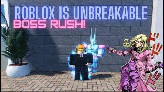 Roblox Is Unbreakable Boss Rush D4C (Dirty Deeds Done Dirt Cheap)