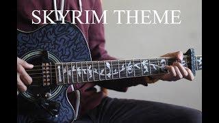 how to play skyrim theme on guitar