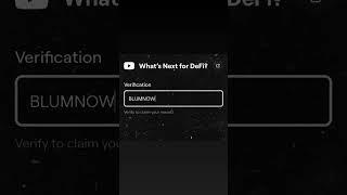 Listing Blum код What’s next for DeFi #crypto #blum #sad #funny #motivation #music #cryptonews #edit
