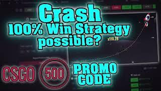 Increase your Crash Profit with this Strategy! Guaranteed Crash Profit? + CSGO500 Promo Code 2022