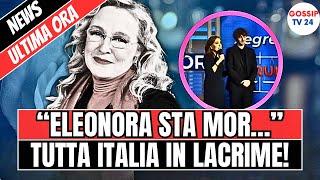  ELEONORA GIORGI, IL TRISTE ANNUNCIO IN DIRETTA TV: LA PALOMBELLI E FIGLIO SALUT…