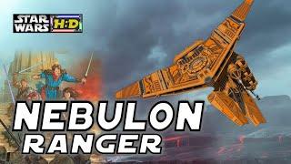 SECRETS OF THE NEBULON RANGER -Tales of the Jedi Ulic Qel-Droma ship |Star Wars Hyperspace Database|