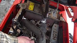 Kubota BX25 Starting Trouble, Fuel Injector Pump and Fuel Cut off Governor Linkage, part 1