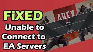 Apex Legends - How To Fix "Connection To Server Timed Out" | Unable To Connect To EA Servers Solved