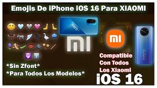 Emojis De iPhone Para TODOS LOS XIAOMI EN TODAS LAS APPS - Metodo 2023 Sin ZFONT !