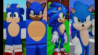 Movie Sonic in Sonic Roblox Fangames