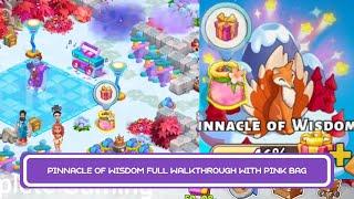 Pinnacle Of Wisdom FULL Walkthrough With Pink Bag | Family Island