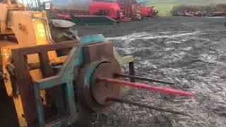 Round bale Unroller/ revolving bale spike