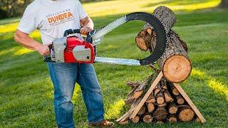 Fastest Automatic Firewood Processing Machine | Dangerous Big Chainsaw Cutting Tree machines #3