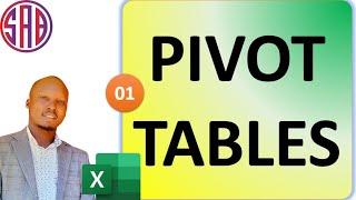  [ Part 1] Mastering Excel Pivot Tables: A Comprehensive Guide to Data Analysis and Visualization 