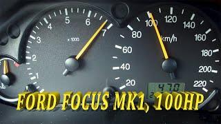 Acceleration Ford Focus Mk1 1.6i 100HP || 0-100km/h & 60-110km/h