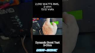 U.S. AMPS USA-50HC Dynamic Burst Amp Dyno Test #usamps  #50HC #usa50hc