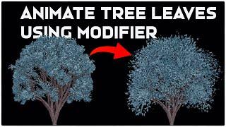 Animate Tree leaves easily using Displace modifier | Blender Beginners tutorial