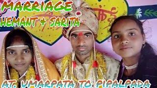 Marriage hemant &  sarita at. Umarpata to piplpada 10-06-2022 SHAMU A VLOG umarpata gamit