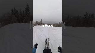 can we beat it?? #sundayriver #skiingfails #skiingfails #ski #snowboarding