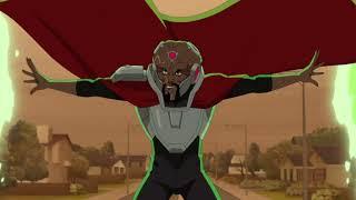 Invincible Season 3: Invincible vs Angstrom Fight again Full Scene fight