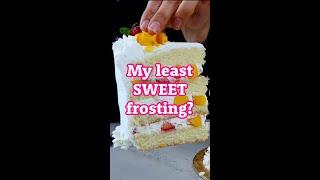 What is the least sweet frosting?