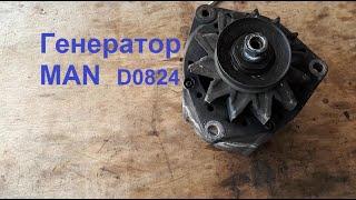 Разборка генератора и замена подшипников двигателя MAN d0824