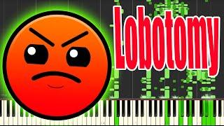 Geometry dash all lobotomy sounds  but it's MIDI (Auditory Illusion) | Lobotomy Piano sound