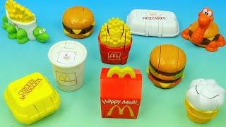 Revisit - 1990 McDINO CHANGEABLES set of 10 McDONALD'S HAPPY MEAL COLLECTIBLES VIDEO REVIEW